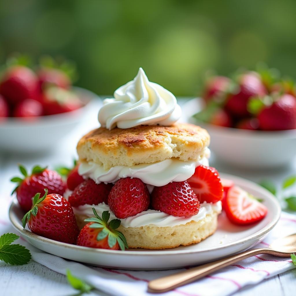 Vegan Strawberry Shortcake Delight