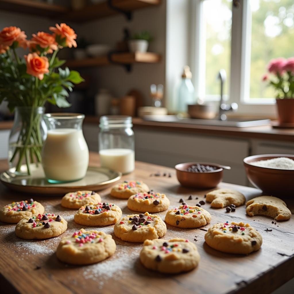 Vegan Sugar Cookies with a Dash of Love