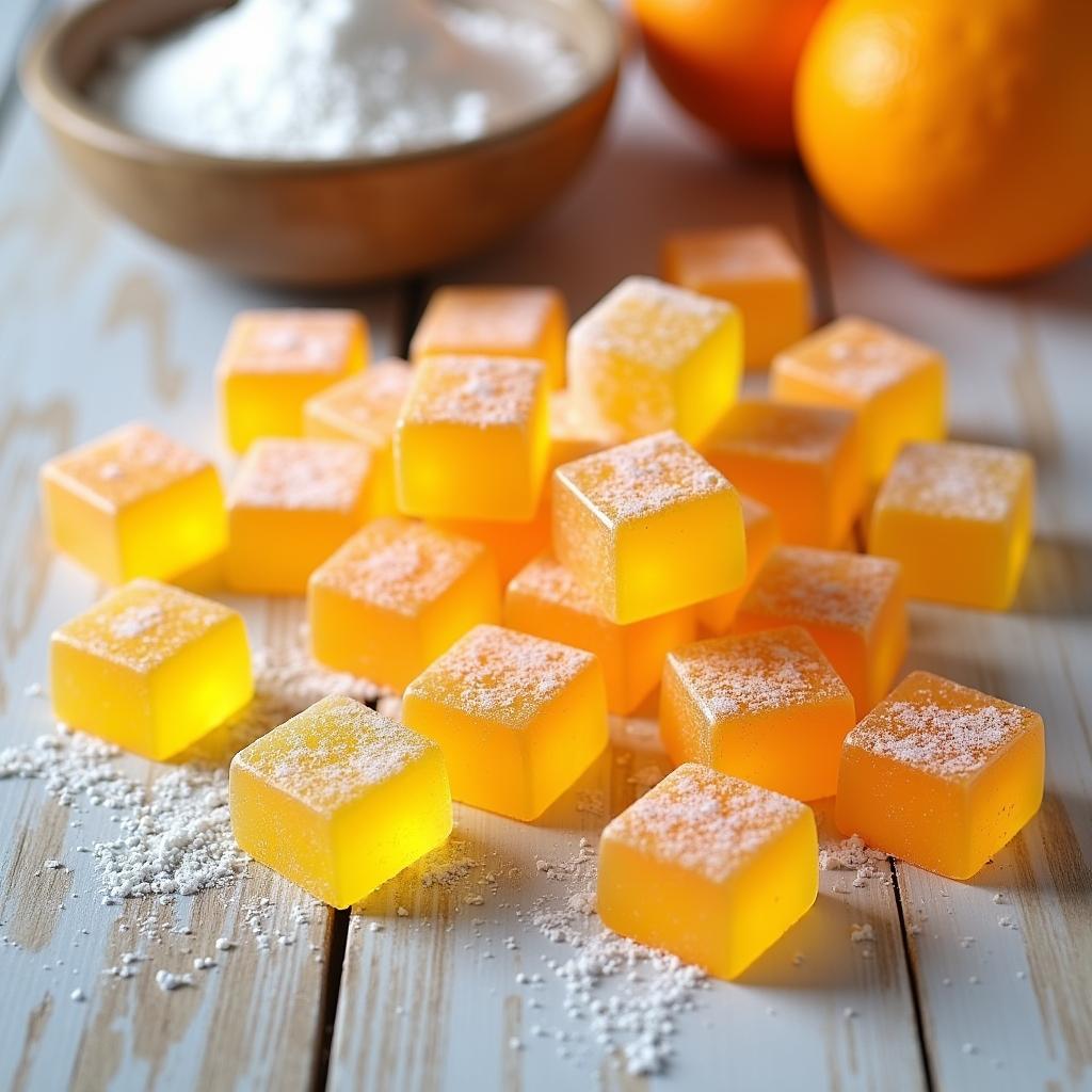 Vibrant Citrus Hard Candy