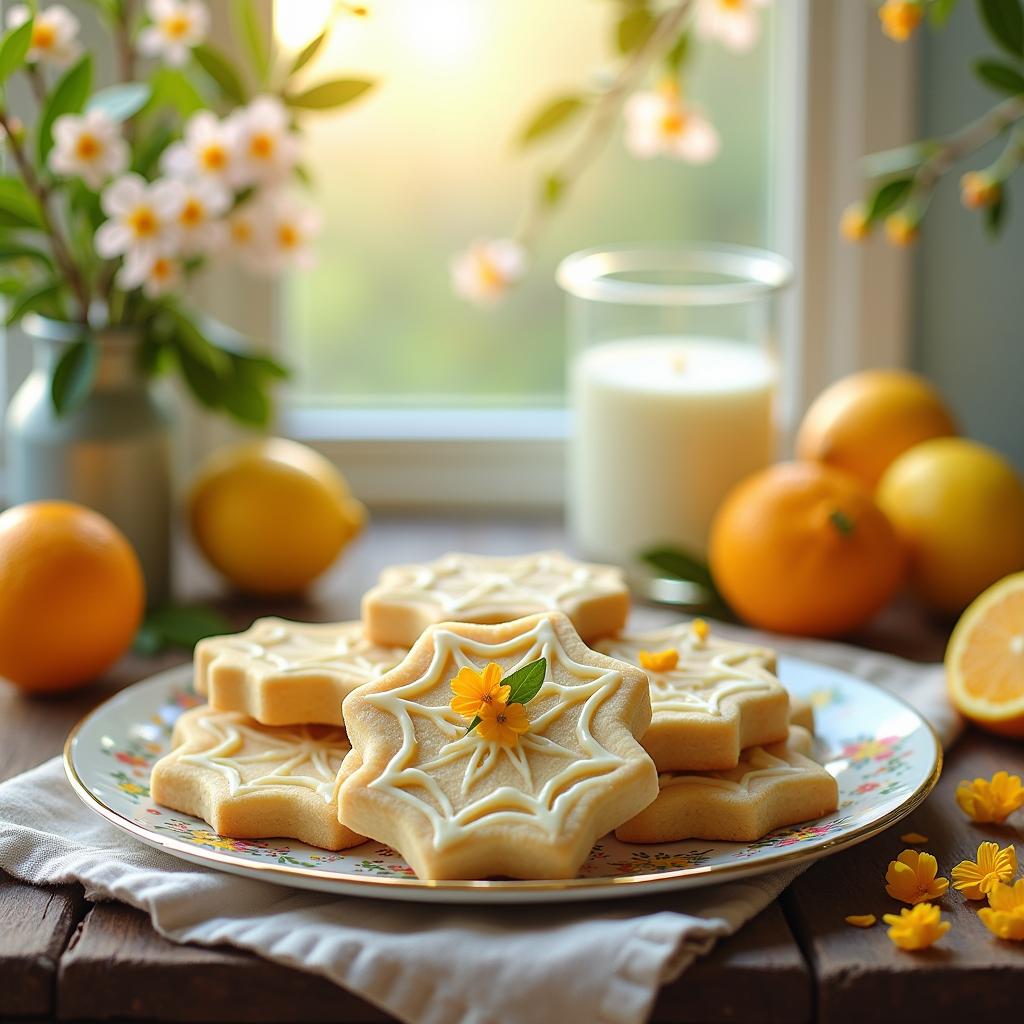 Whimsical Citrus-Infused Springerle Cookies