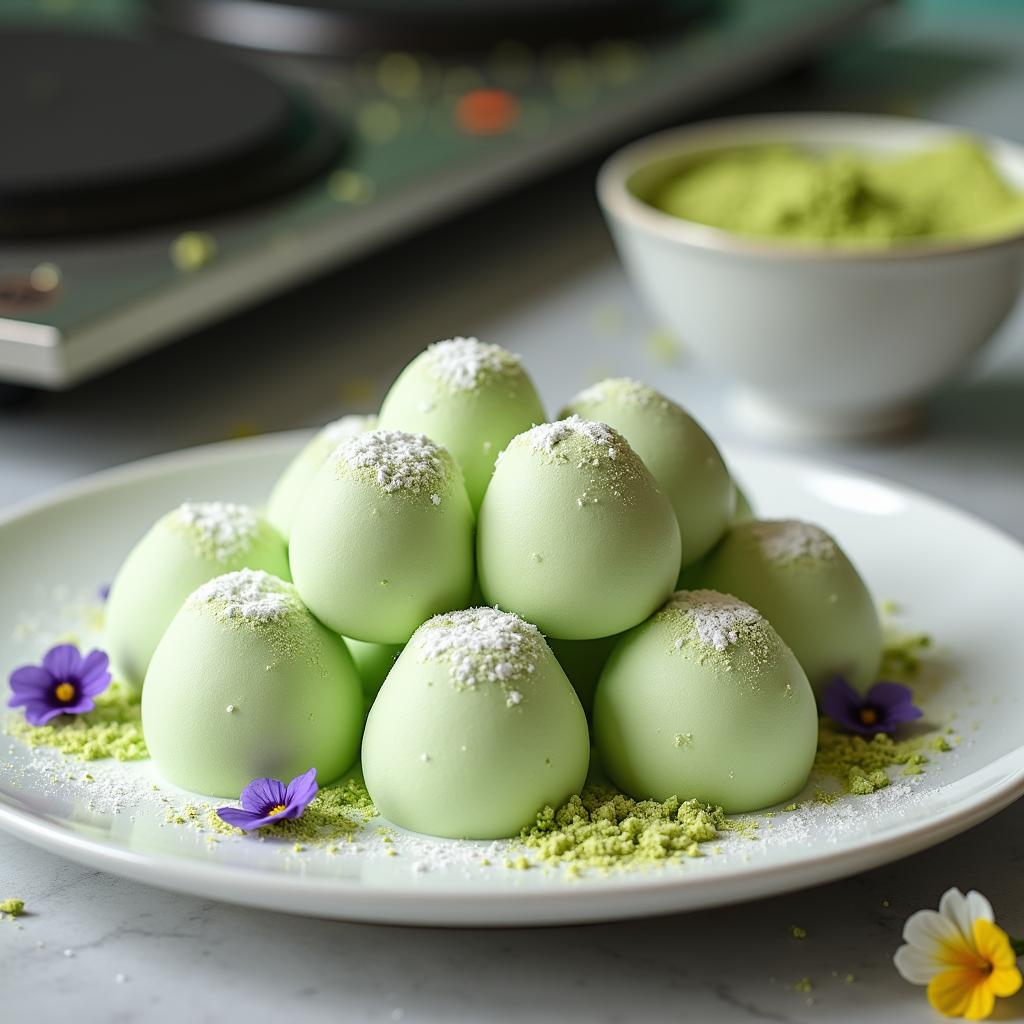 Whimsical Matcha Marshmallow Clouds