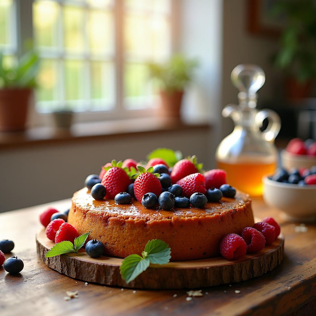 Wholesome Berry and Quinoa Gâteau