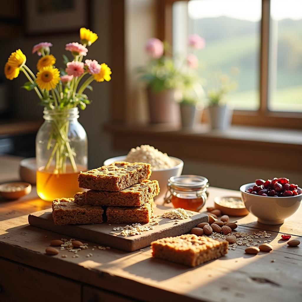 Wholesome Honey Almond Granola Bars