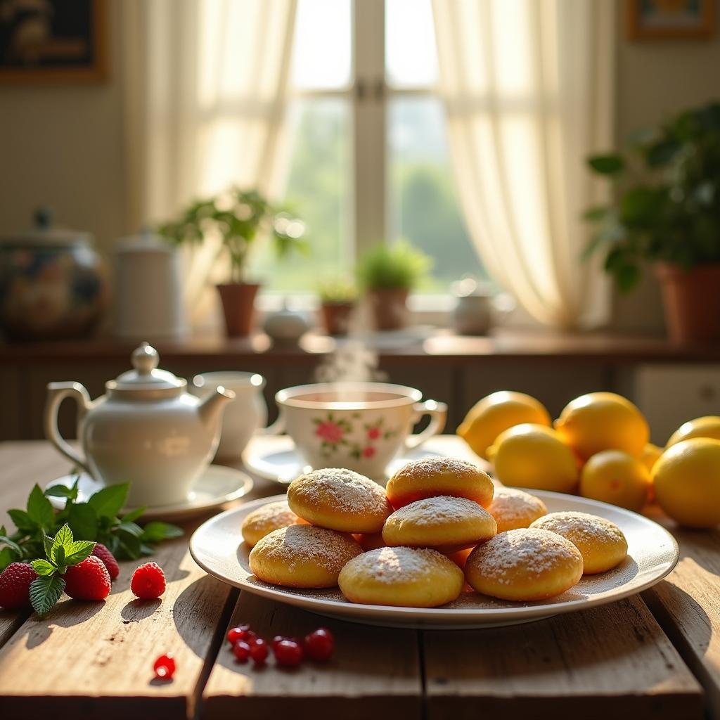 Wholesome Lemon-Vanilla Sponge Drops